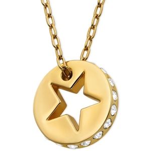 Swarovski 22k Gold-Plated Crystal Now Star Pendant